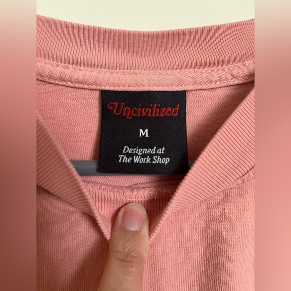 Uncivilized Peach Graphic Tee - Picture 4 of 4